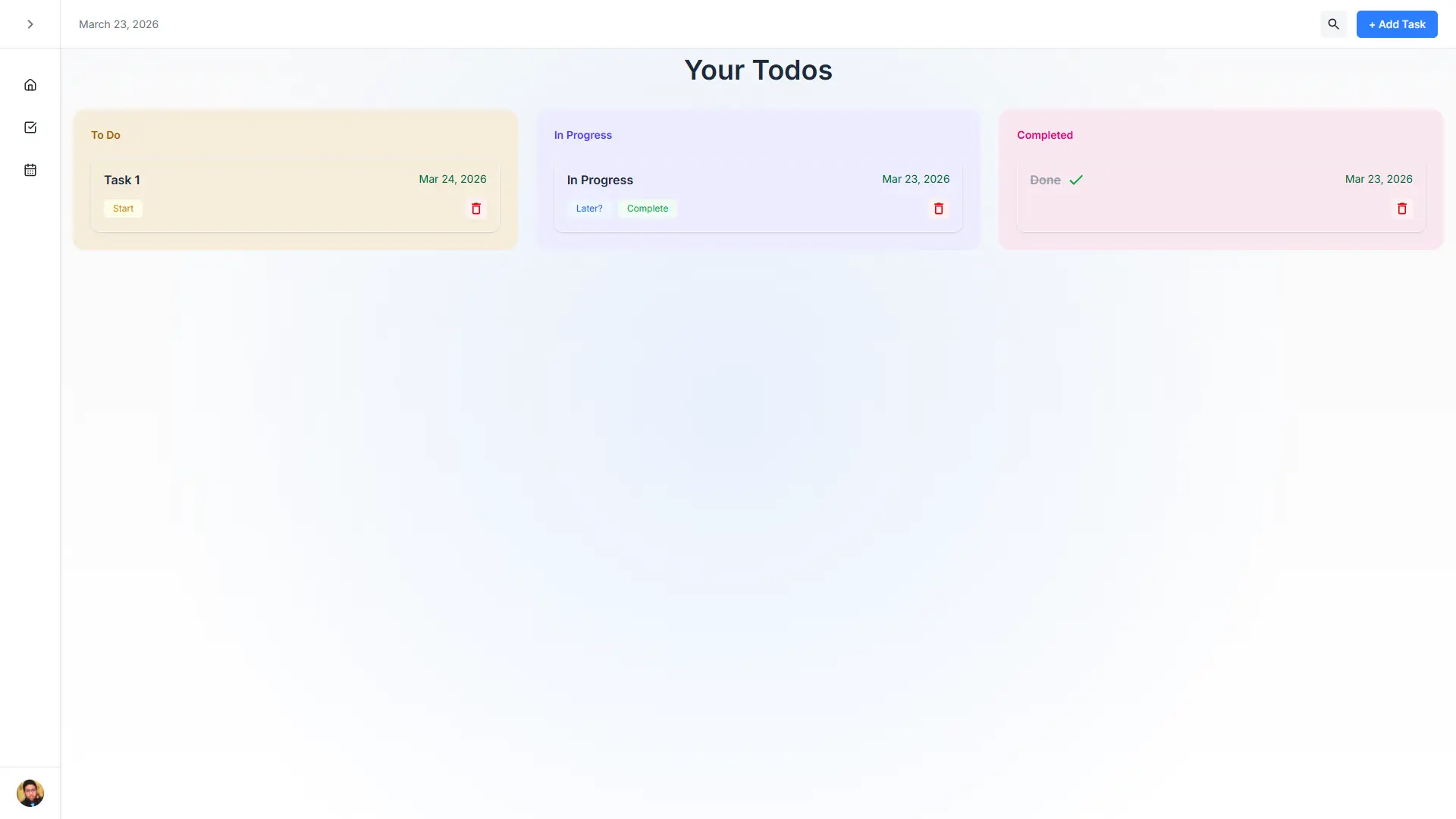 TODO-LIST - project screenshot